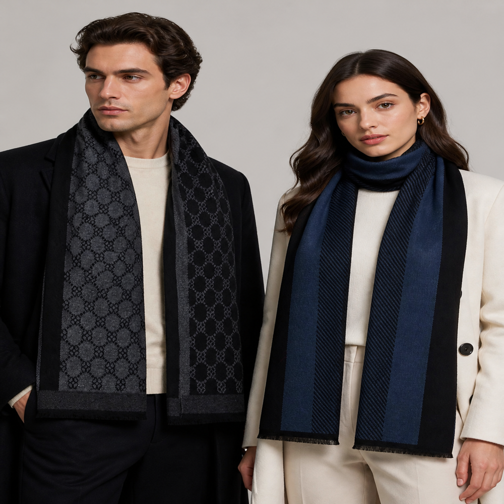 Wool Blended unisex modern mufflers 