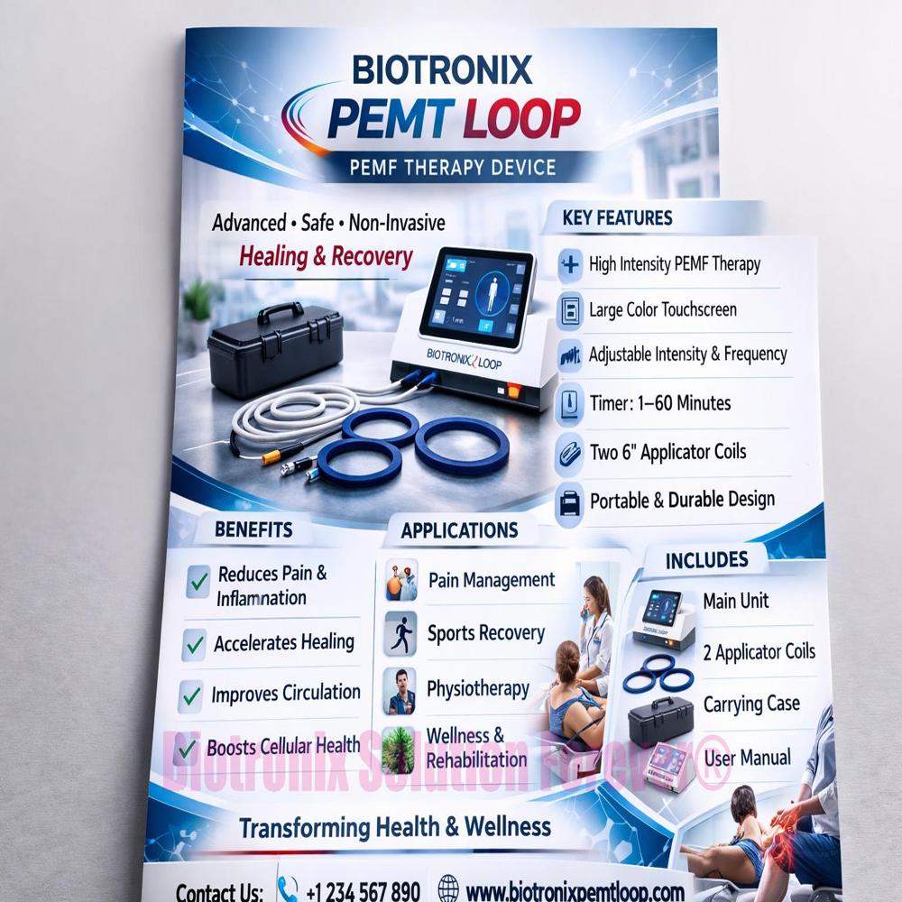 Advanced Magnetic Field Therapy Device for Physiotherapy