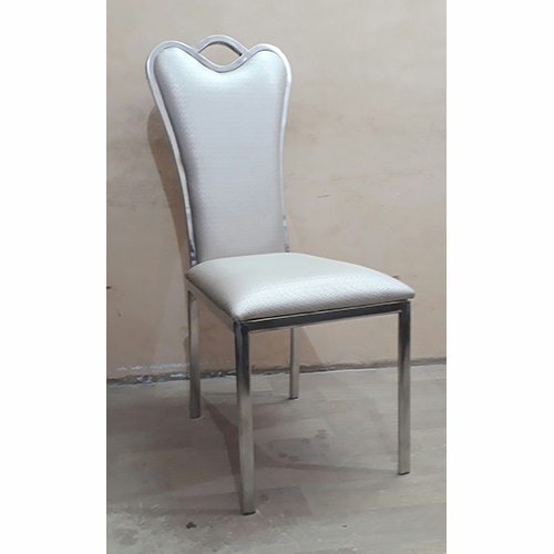 Premium Stack Banquet Chair - Stainless Steel Frame, 460x510x980mm, Silver & Light Grey, Stackable, Fire-Retardant Upholstery
