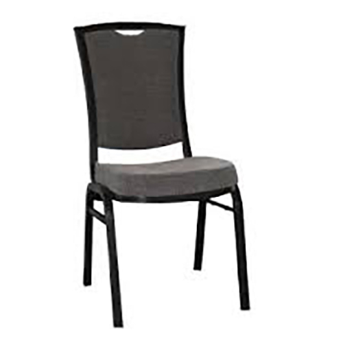 Black Banquet Chair with Padded Seat