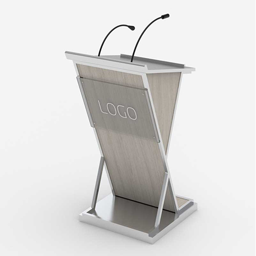Wooden Steel Podium - Brand Name: Sibu