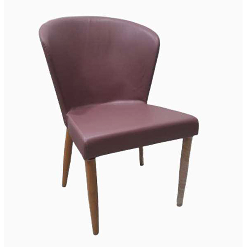 Sunrise Outdoor Chair - Solid Wood, 45cm Width, Maroon & Brown | Weatherproof, Fire Retardant, Padded Upholstery