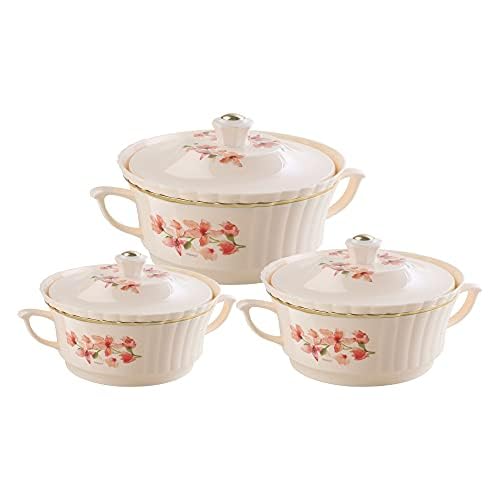 Nayasa Destiny Insulated Inner Steel Casserole Set - Capacity: 1000 Ml