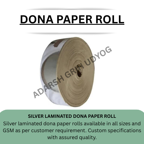 Silver Laminated Dona Paper Roll