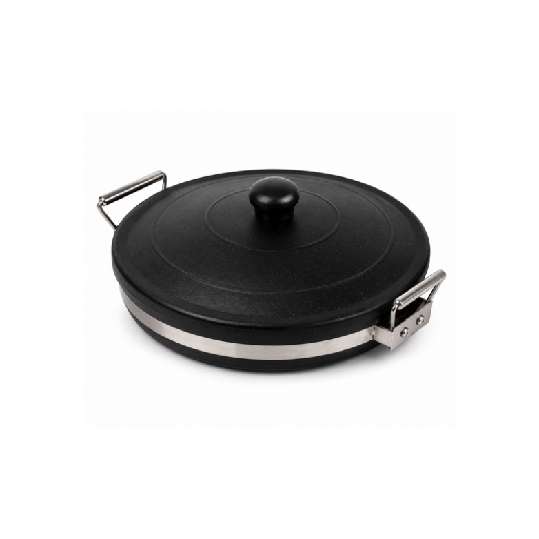 Clay black kadai