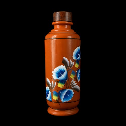 Terracotta Clay Water Bottle - Capacity: 750 Milliliter (Ml)