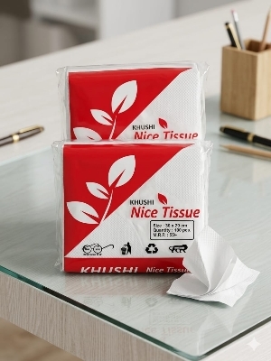 Tissue Paper Napkin - Color: White