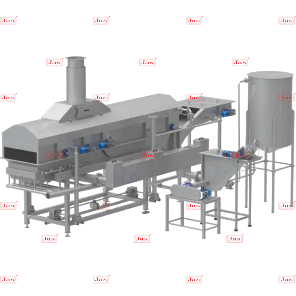 Industrial Automatic Snack Frying Machine - Capacity: 500 Kg/hr