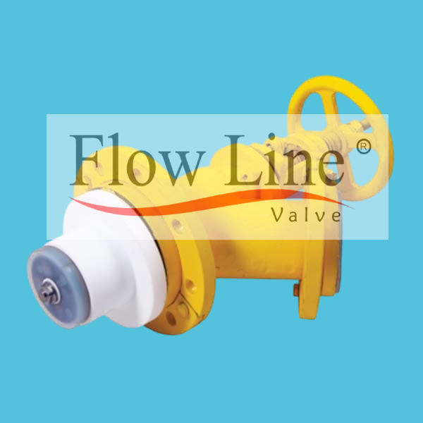 Ptfe Lined Flush Bottom Valve - Material: Cast Iron