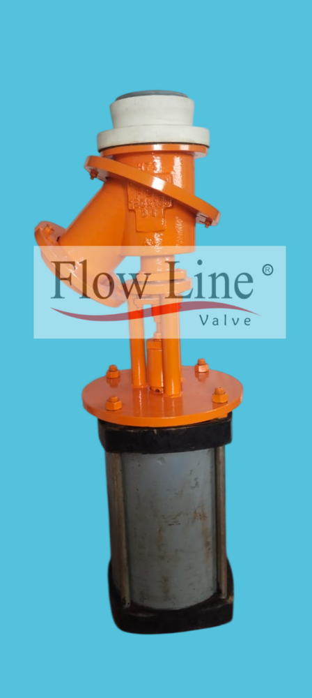 Ptfe Lined Flush Bottom Valve - Material: Cast Iron