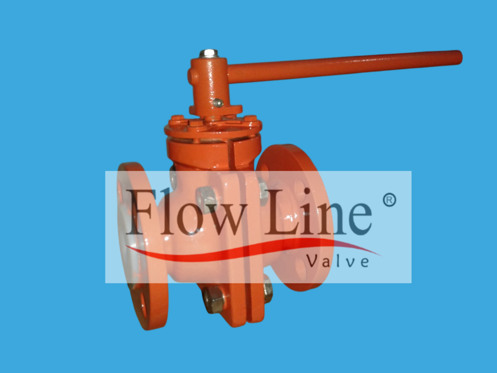 Fep Lined Ball Valve - Material: Cast Iron