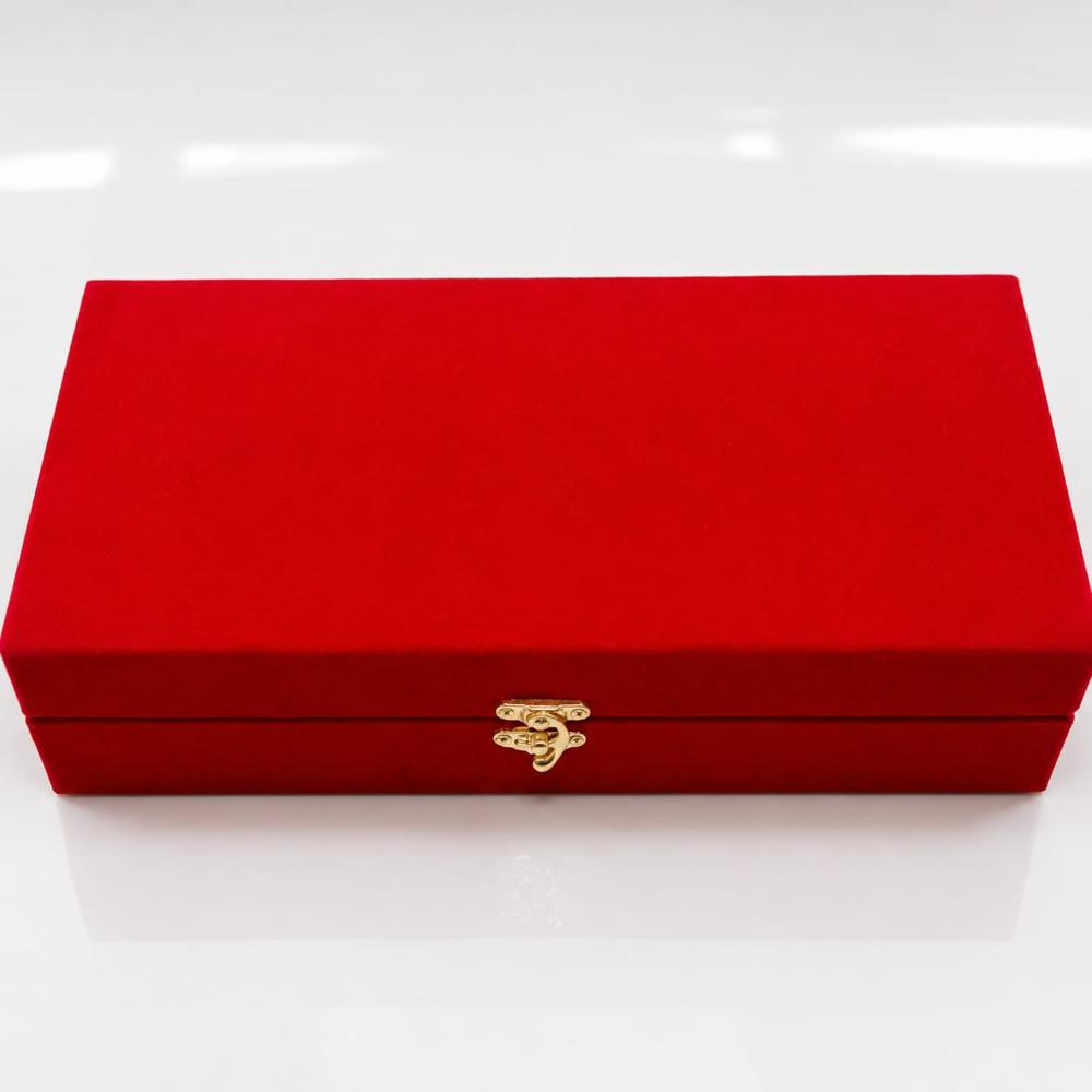 Premium Dry Fruit Jar Set With Serving Tray In Velvet Gift Box