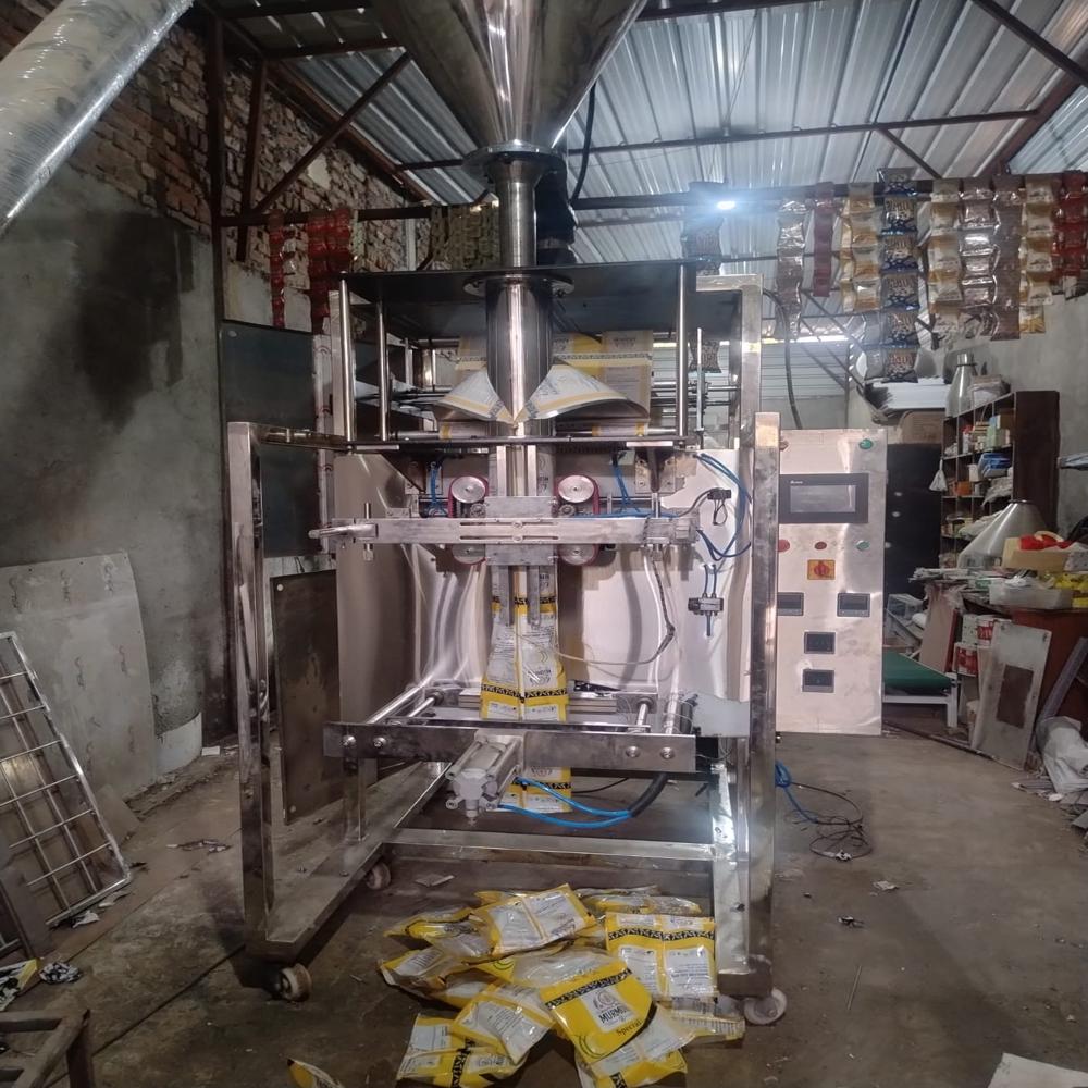 Murmura Packing Machine - Stainless Steel, 1200x1500x2100 mm, Silver | Servo Driven FFS, PLC Controlled, High Speed 60 PPM