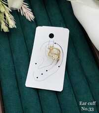 Double Star Crystal Ear Cuff