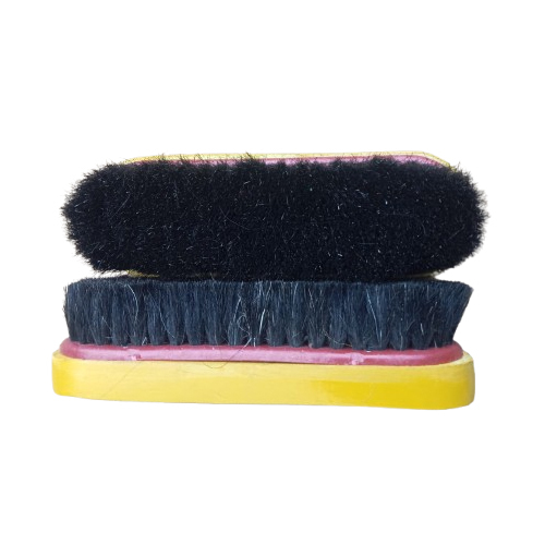 Wooden Shoe Polish Brush