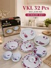Fiber 32 pcs Dinner Set