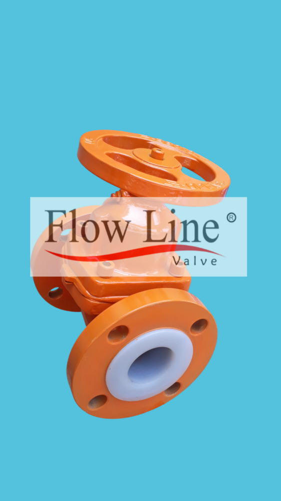 Fep Lined Diaphragm Valve - Color: Auto Orange
