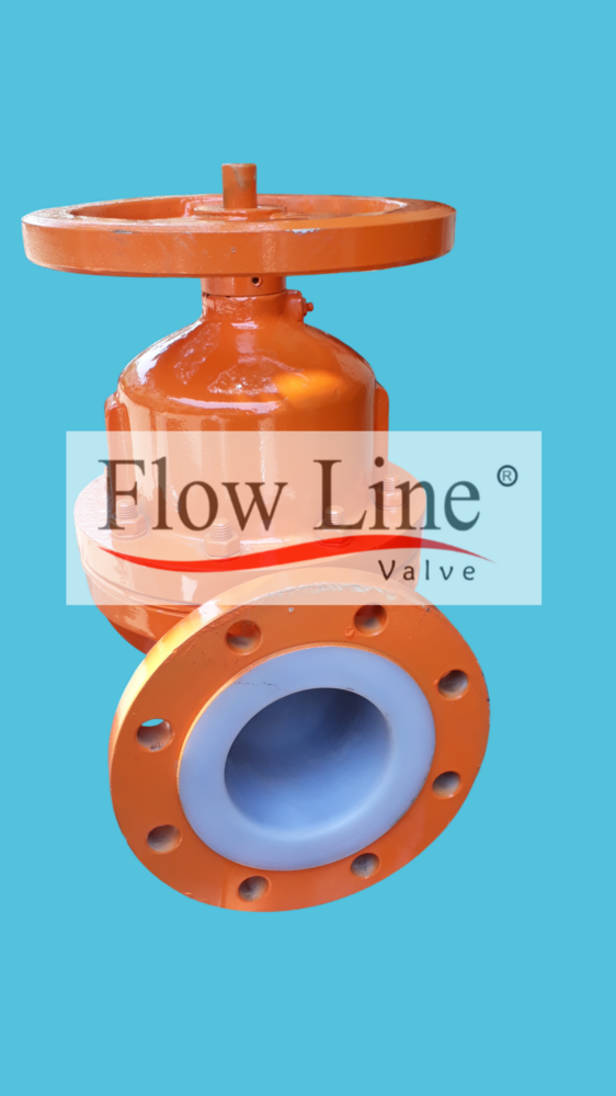 Fep Lined Diaphragm Valve - Color: Auto Orange