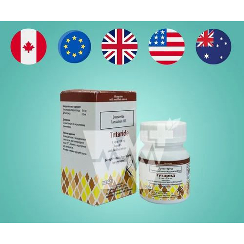 Tutaride Tamsulosin & Dutasteride, 30 Capsules