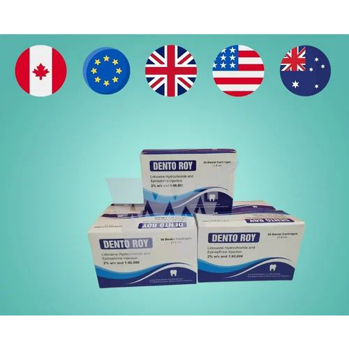 Dento Roy Lidocaine Dental Cartridge