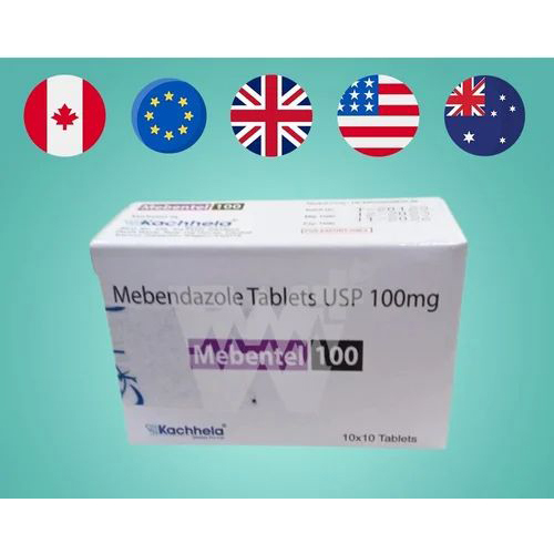 Mebentel 100 Mebendazol Tablets USP 100 mg