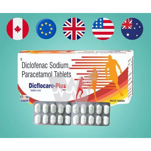 Dicflocare-Plus Diclofenac Sodium Tablet 100mg