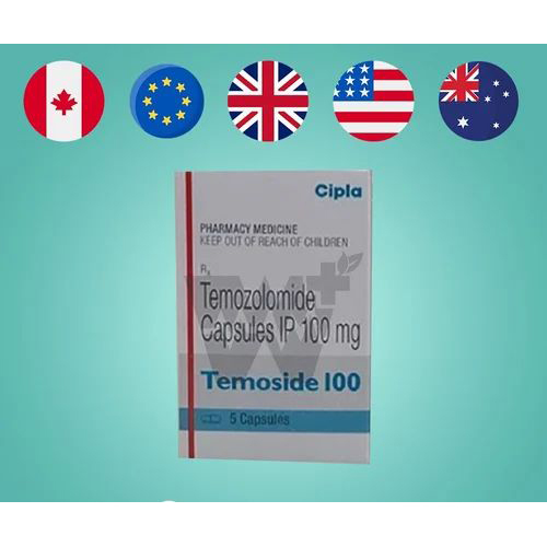 Temoside Temozolomide 100 Mg Capsule, Cipla