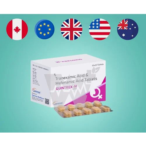 Quintrex M Tranexamic Acid और Mefenamic Acid टैबलेट