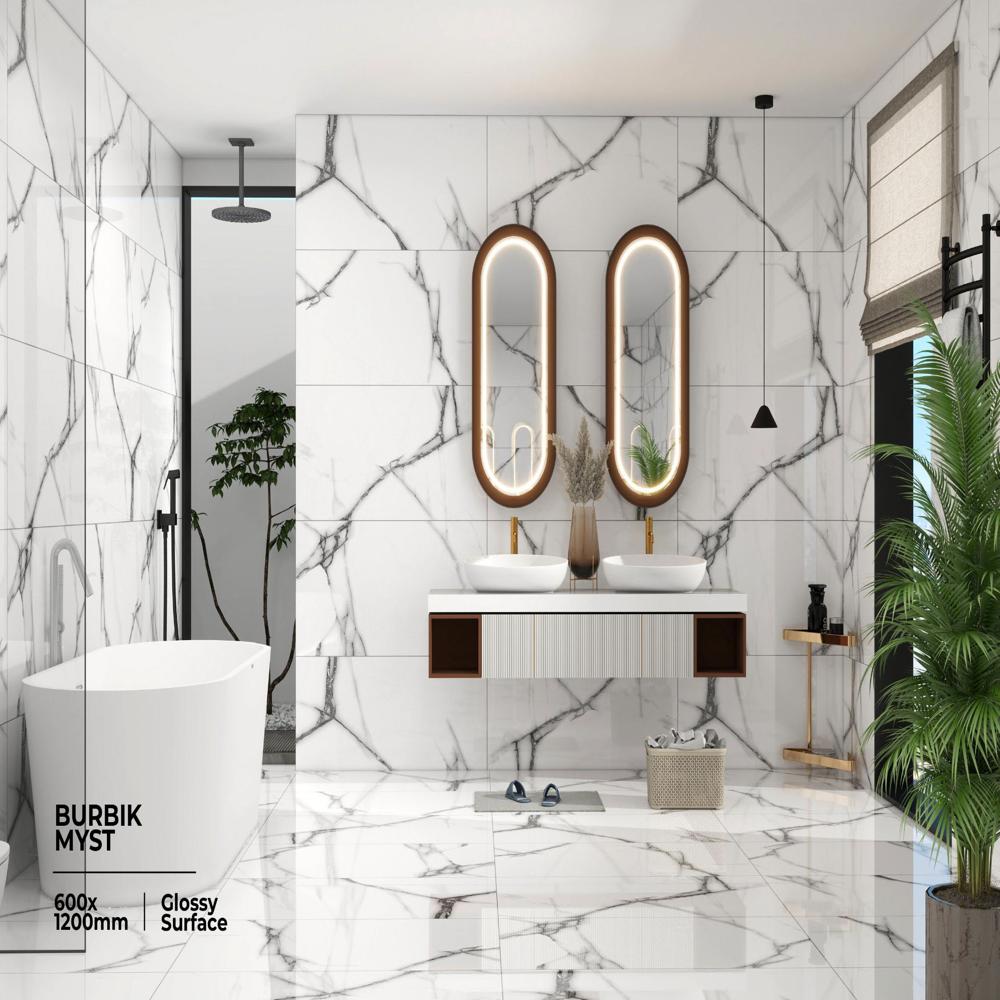 glossy vitrified tile