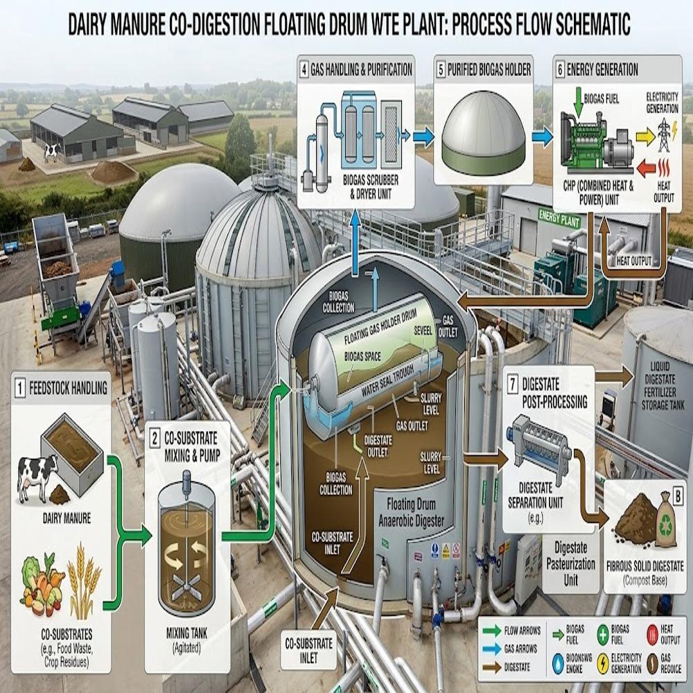 Operational Grid Injection Organic Waste Dry Digestion Continuous Bio-CNG Plant