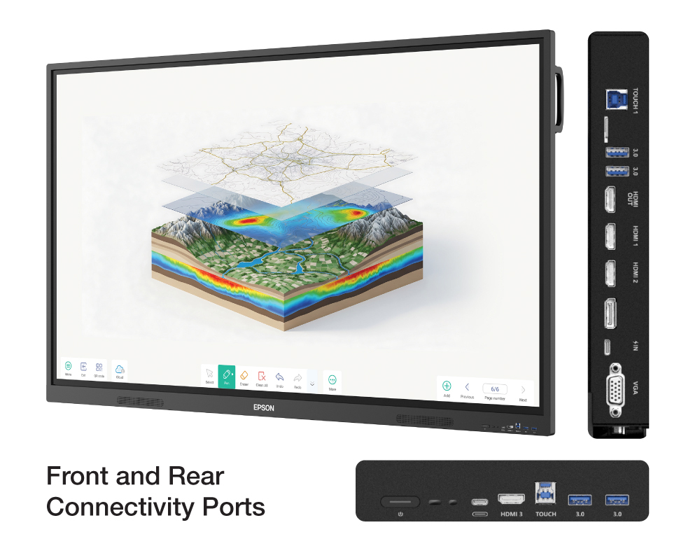 इंटरएक्टिव फ्लैट पैनल डिस्प्ले Epson Ei-p6501