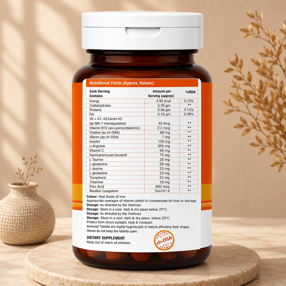Ch-OSA Collagen Booster Tablets with Biotin, Vitamin K2 & Probiotics