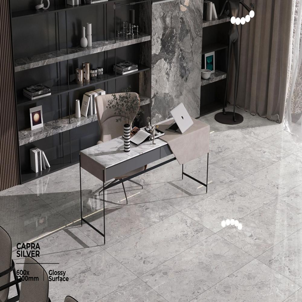 glossy vitrified tile