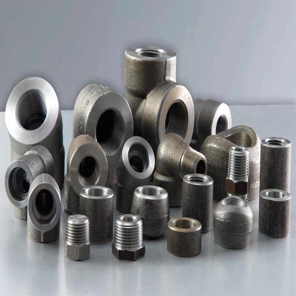 Monel K500 Forged Fittings - Nickel-copper Alloy, 1/8" To 4" Nb, Silver Metallic Grey | Corrosion Resistant, High Strength, Socket Weld & Threaded