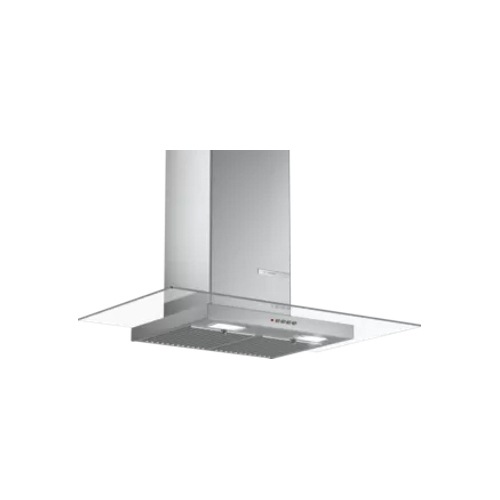 2 Wall Mounted Cooker HOOD90 CM Clear Glass Kitchen Chimney
