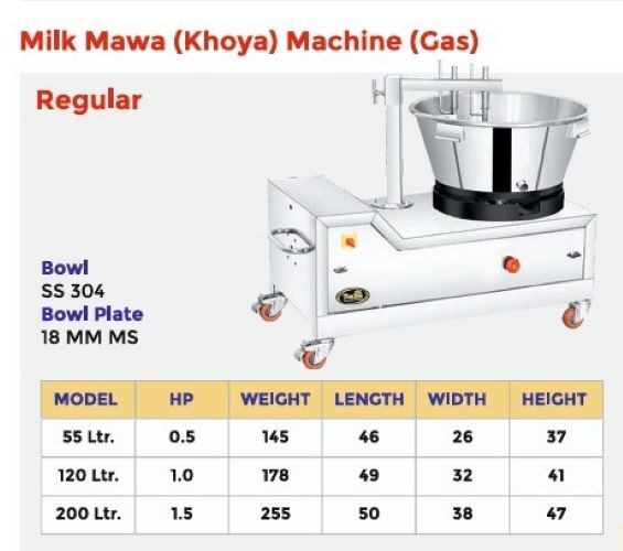 Milk Khoya Mava Machine