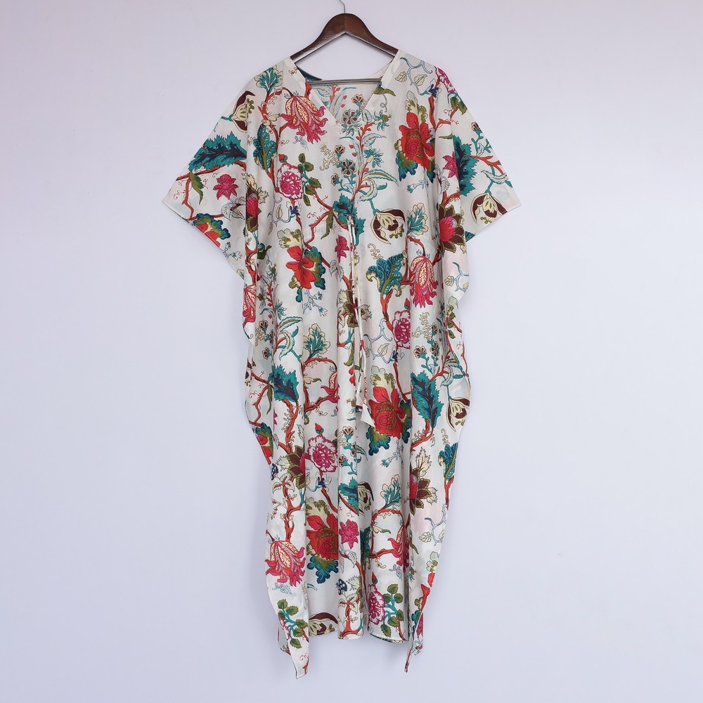 Cotton Kaftan Dress
