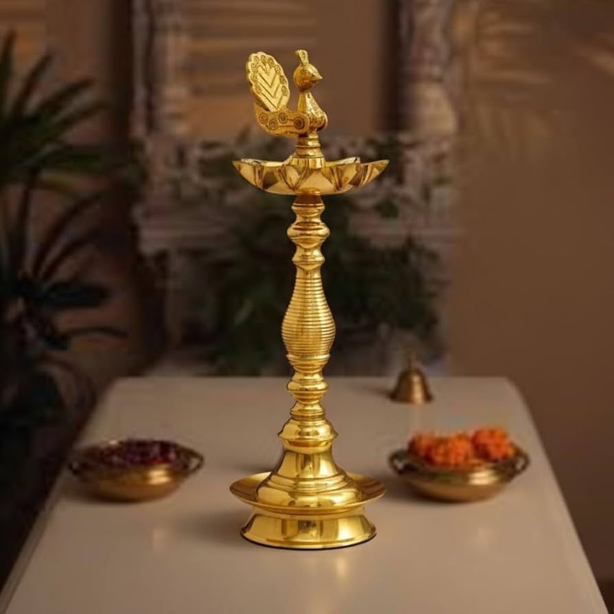 Brass Astha Deep Diffuser - Color: Copper Color