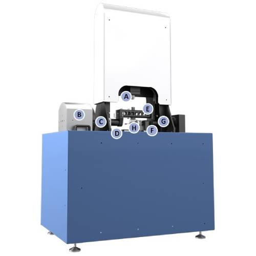 SRV High-Frequency Reciprocating Friction and Wear Tester ASTM G133 - Steel Structure 1100x800x1700 mm, Digital Control, Real-Time Data Logging, Adjustable Stroke and Frequency