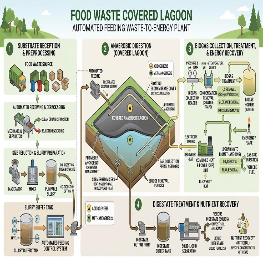 Commissioning Vehicular Fuel (CBG) Agricultural Residue Fixed Dome Scrubber-Integrated Anaerobic Digester Plant