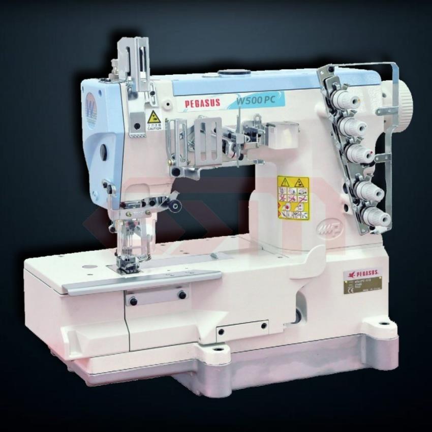Pegasus Flatbed Interlock Machines For Rental - Color: White & Blue