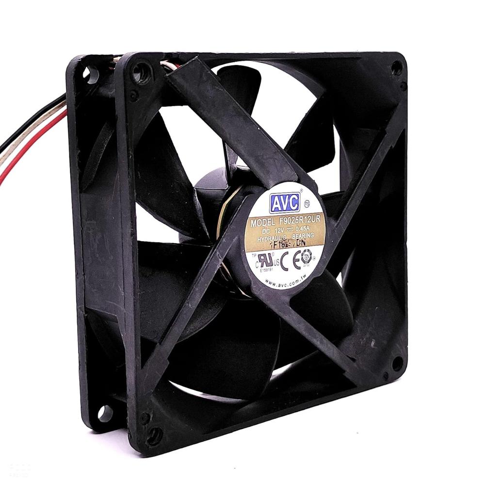 AVC F9025R12UR 12V DC 0.45A 9025mm Ball Bearing Industrial Axial Cooling Fan