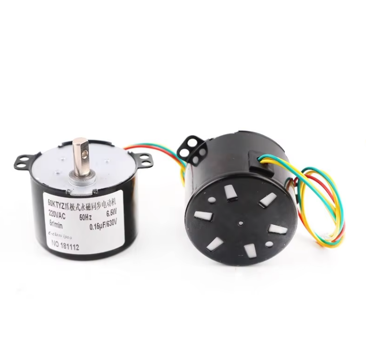 50KTYZ Single-Phase Permanent-Magnet Synchronous Motor 220V AC Reversible Forward/Reverse Operation Low-Speed Micro Motor 6.5W