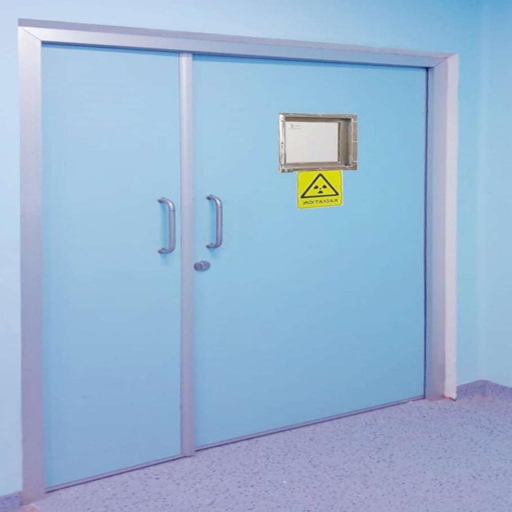 Anti radiation hing door