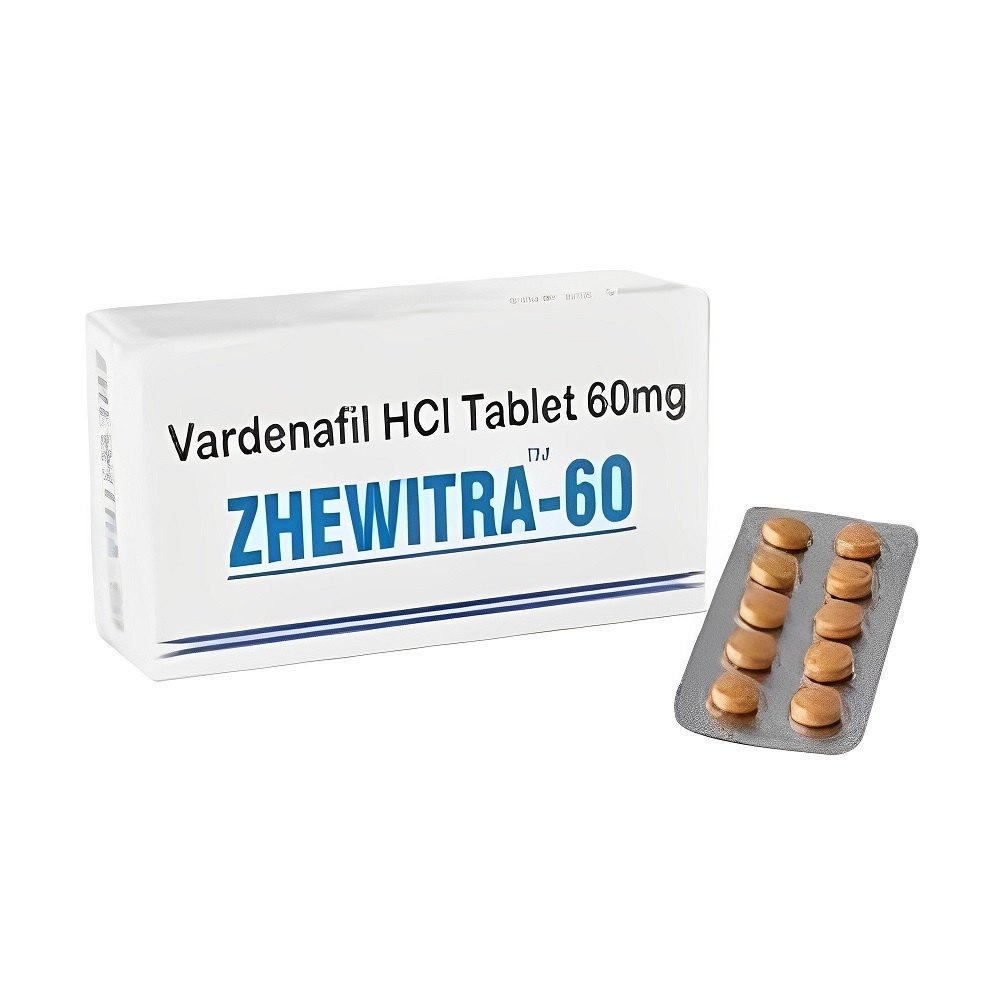 Zhewitra 60Mg Tablet - Ingredients: Vardenafil Hydrochloride