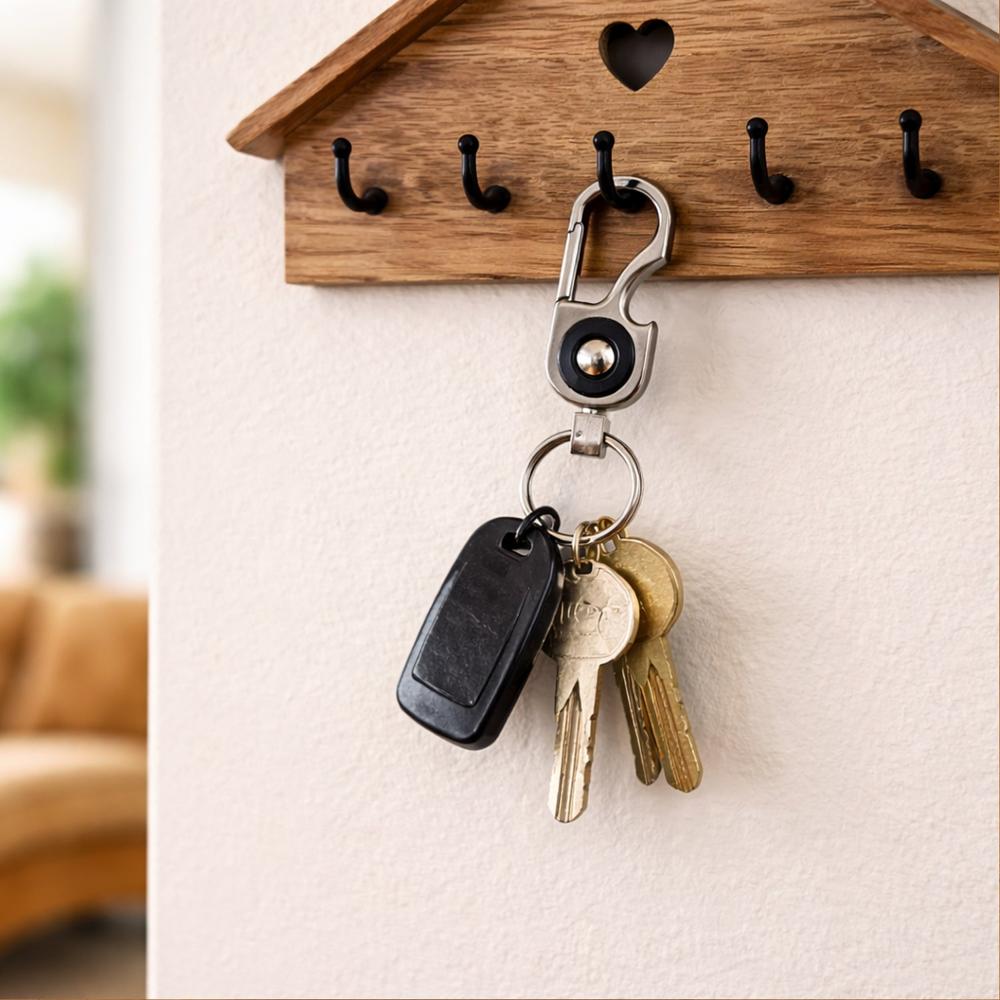 Premium Heavy Duty Metal Key Holder Clip Keychain 1 Pc