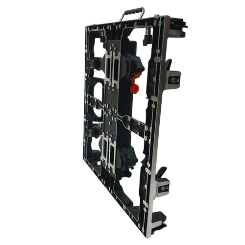 500x500mm Outdoor Die Cast Aluminium LED Display Cabinet Curved For Advertising LED Screen