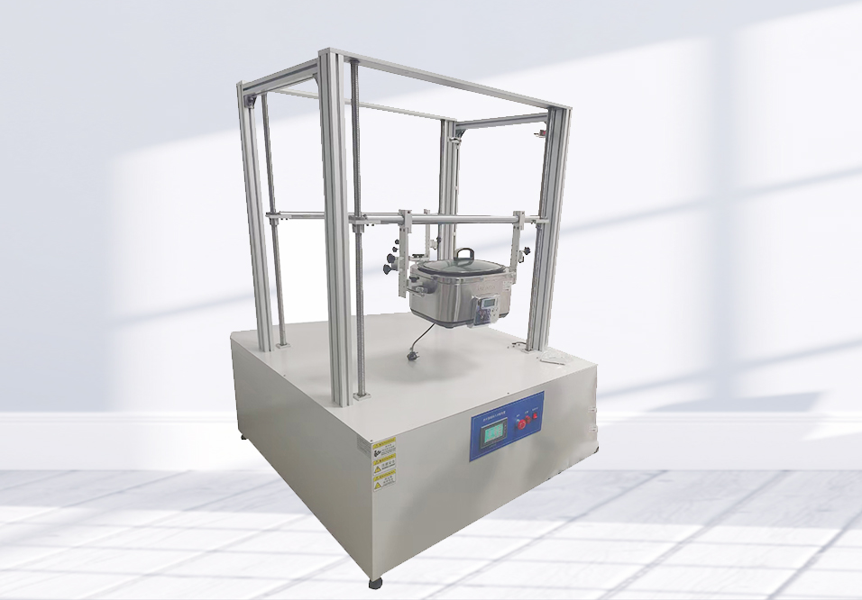 Cookware Handle Tensile Tester-handle Fatigue Tester - Anodized Aluminum & Ss304, Table-top, Up To 50 Kg | Programmable Cycles, Digital Touchscreen, Emergency Stop, Adjustable Fixture