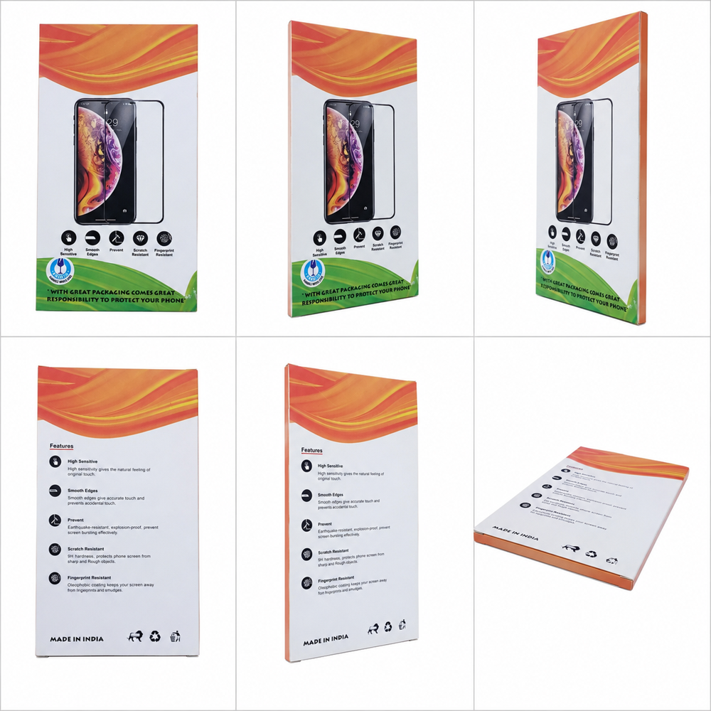 Tempered Glass Box - Paper Material, 7.5x4x1.5 Inches | Square Design, Matte Lamination Finish, Uv Offset Printing, Ideal For Jewelry Display
