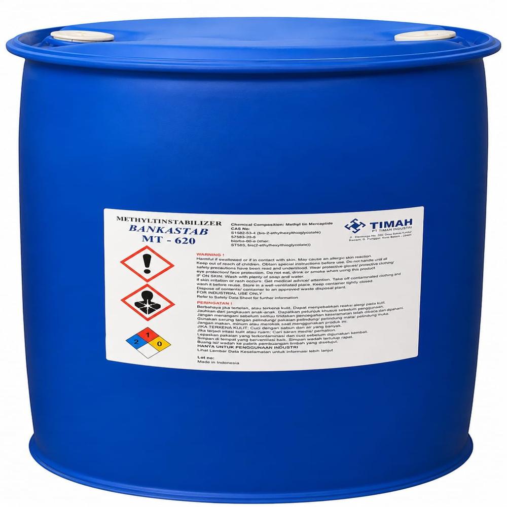 Methyl Tin Stabilizer - Methyl Tin, White Solid/powder, 19.2% Tin Content | Heat Stability, Food Grade, Low Toxicity, Color Retention